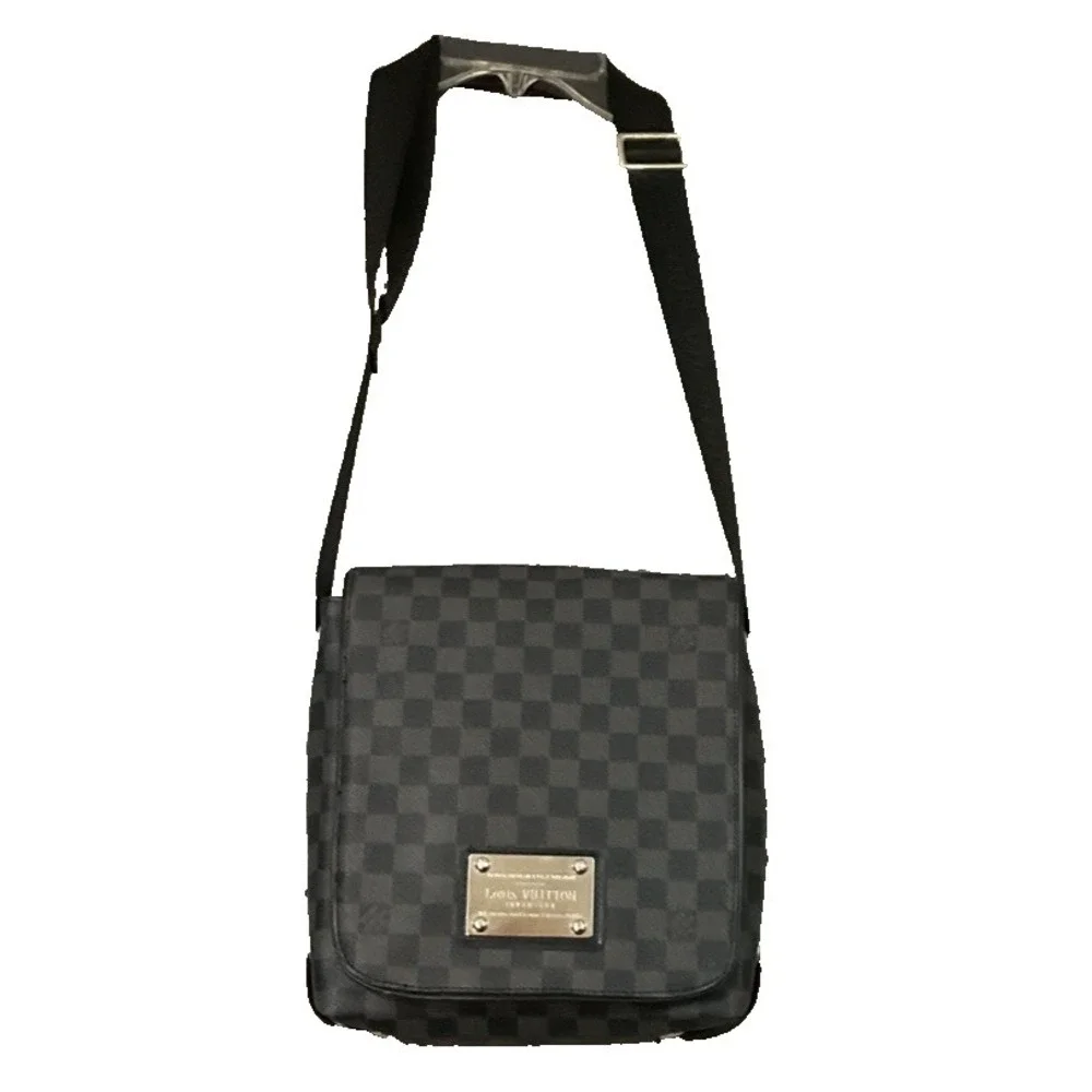 Louis Vuitton Inventeur Paris  Damier Ebene Canvas Messenger Bag